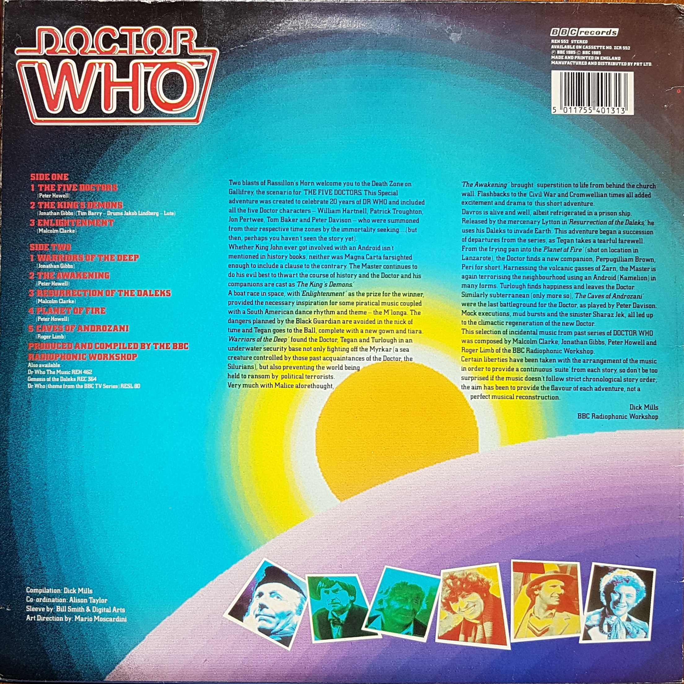 Picture of REH 552 Doctor Who - The music II by artist Various from the BBC records and Tapes library